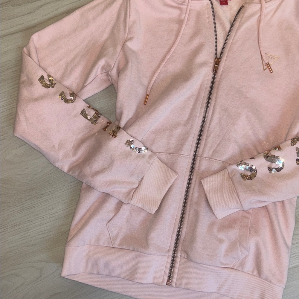 Guess Pink Logo Jacket - Picture 2 of 6